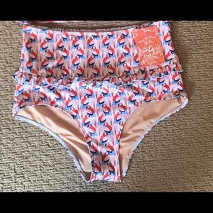 Kortni Jean XL Bathing Suit Bottoms - Parrot